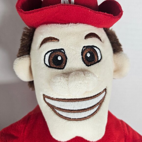 Nebraska Cornhuskers Reverse-A-PAL Plush Toy NCAA, Stuffed Mascot And Football - Picture 9 of 10